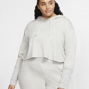 Women’s Cropped Hoodie (Plus Size) Nike Yoga Luxe